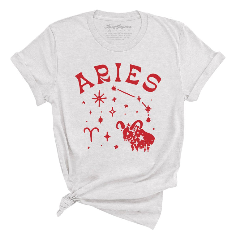 Aries Graphic Tee - Ash