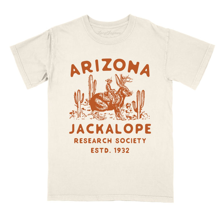 Arizona Jackalope Research Society - Ivory - Full Front
