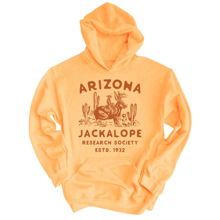 Arizona Jackalope Research Society - Peach - Full Front