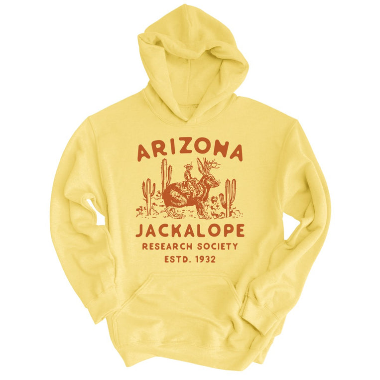 Arizona Jackalope Research Society - Light Yellow - Full Front