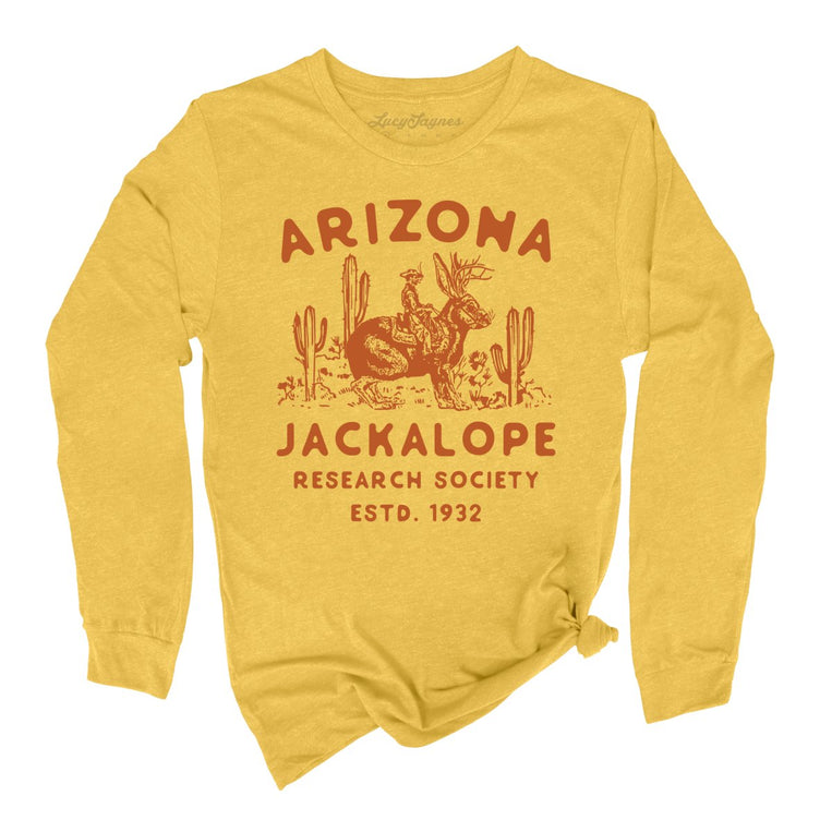 Arizona Jackalope Research Society - Heather Yellow Gold - Full Front