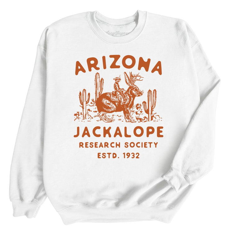 Arizona Jackalope Research Society - White - Full Front