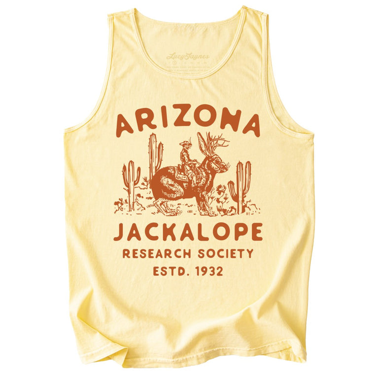 Arizona Jackalope Research Society Comfort Colors Graphic Tank Top