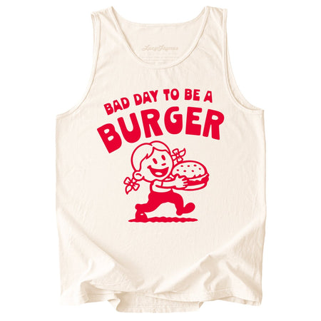 Bad Day To Be A Burger Comfort Colors Tank Top