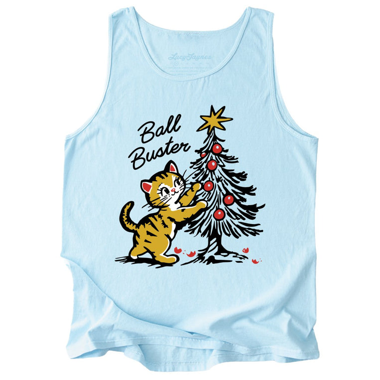 Ball Buster Comfort Colors Graphic Tank Top - Chambray