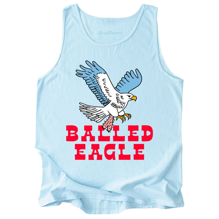 Balled Eagle Comfort Colors Graphic Tank Top