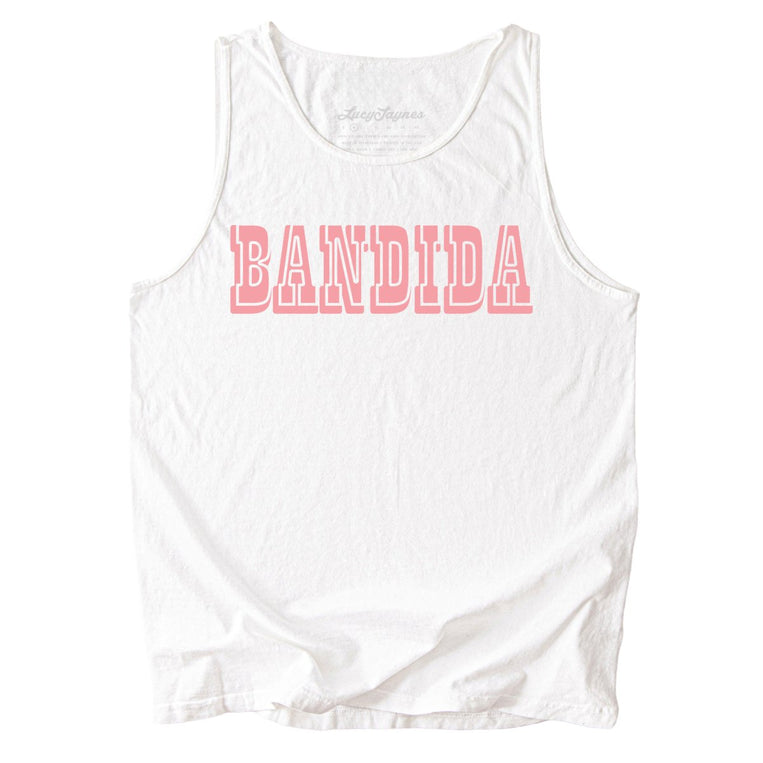Bandida Comfort Colors Graphic Tank Top - White