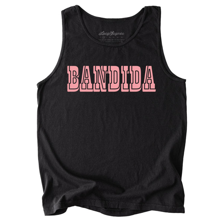 Bandida Comfort Colors Graphic Tank Top - Black