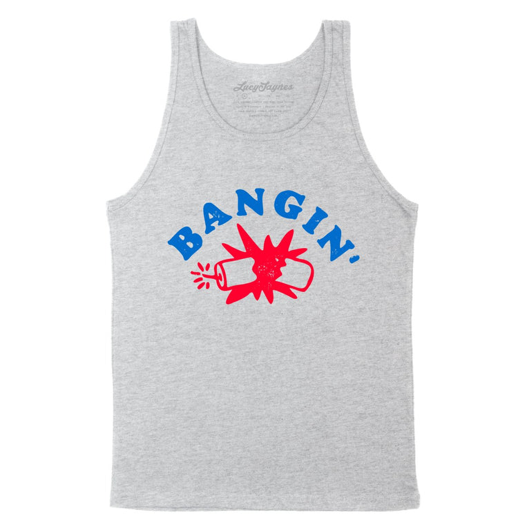 Bangin' - Athletic Heather - Unisex Tank Top