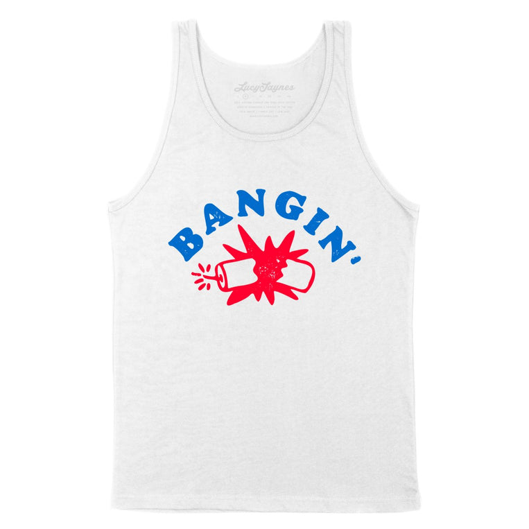 Bangin' - White - Unisex Tank Top