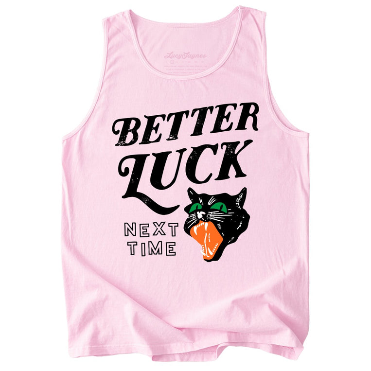 Better Luck Next Time Comfort Colors Graphic Tank Top - Blossom