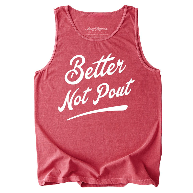 Better Not Pout Comfort Colors Graphic Tank Top