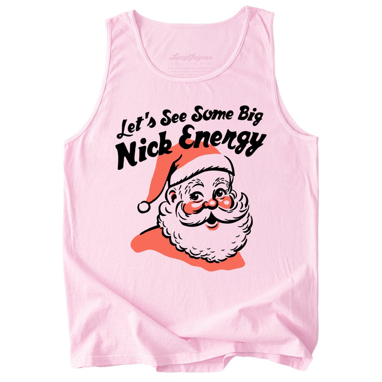 Big Nick Energy Comfort Colors Graphic Tank Top - Blossom