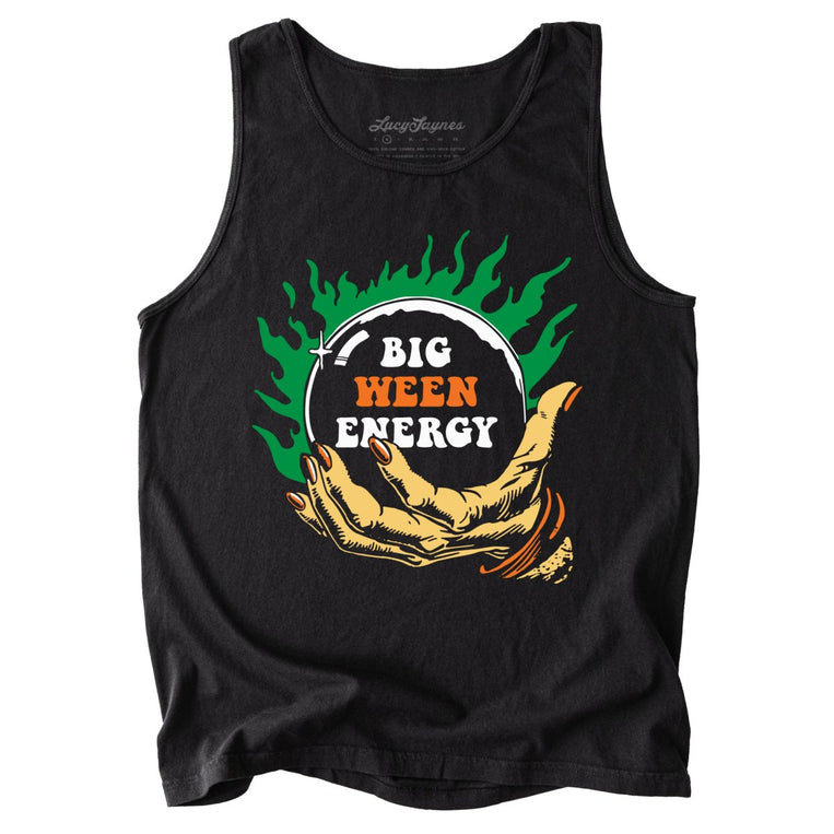 Big Ween Energy Comfort Colors Graphic Tank Top - Black