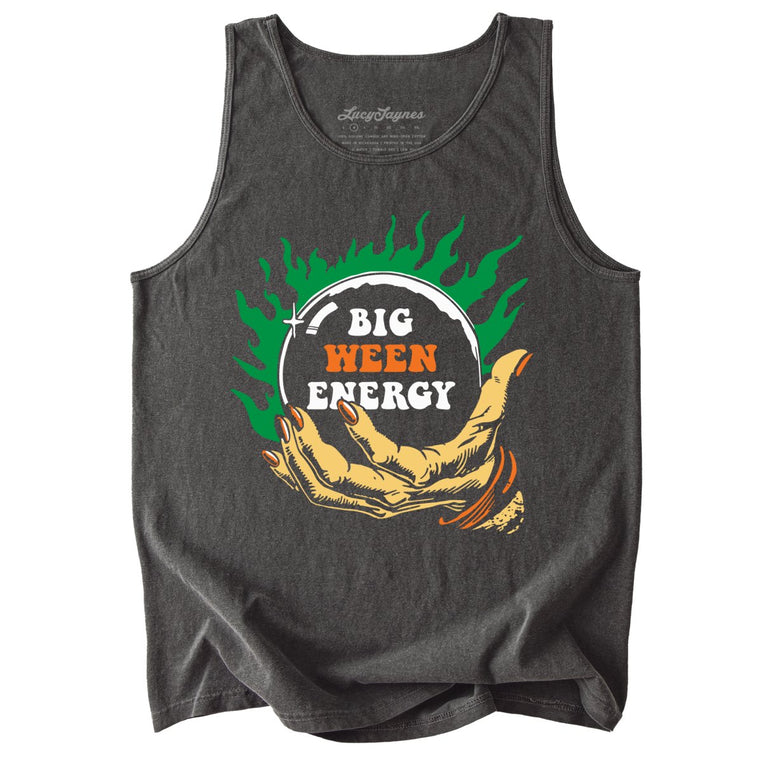 Big Ween Energy Comfort Colors Graphic Tank Top - Pepper