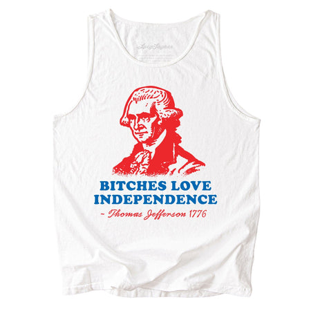 Bitches Love Independence Comfort Colors Tank Top