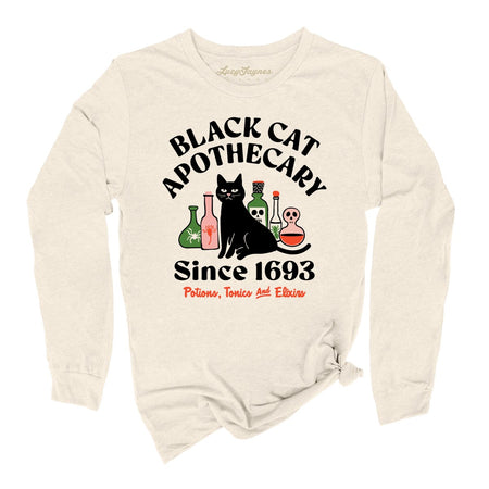 Black Cat Apothecary Long Sleeve Tee