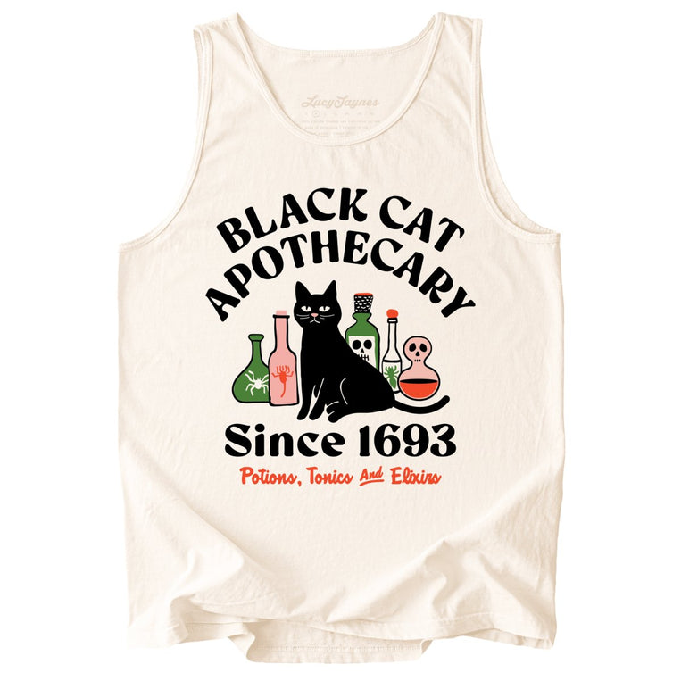 Black Cat Apothecary Comfort Colors Graphic Tank Top