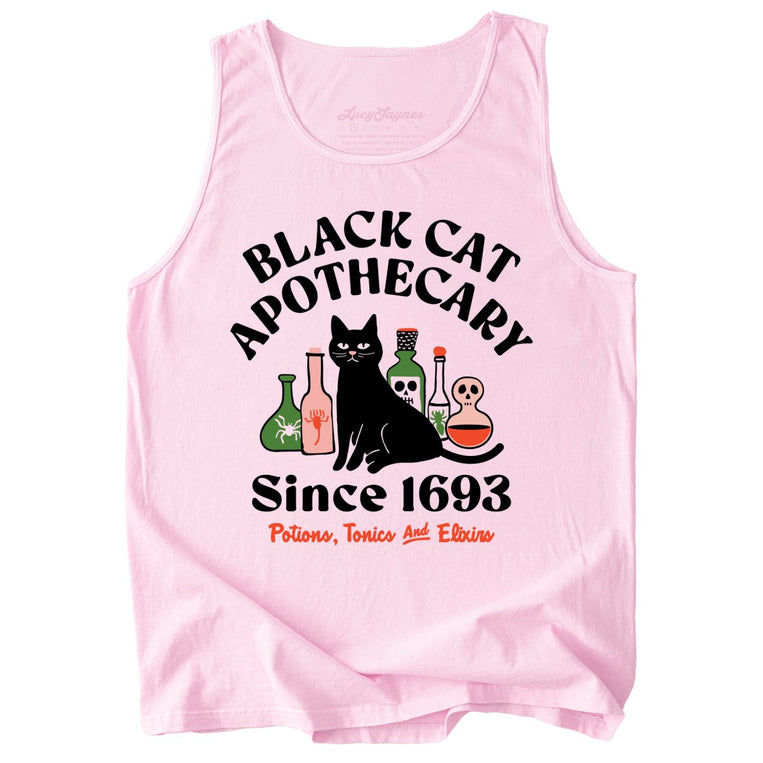 Black Cat Apothecary Comfort Colors Graphic Tank Top - Blossom