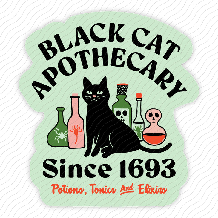 Black Cat Apothecary Sticker
