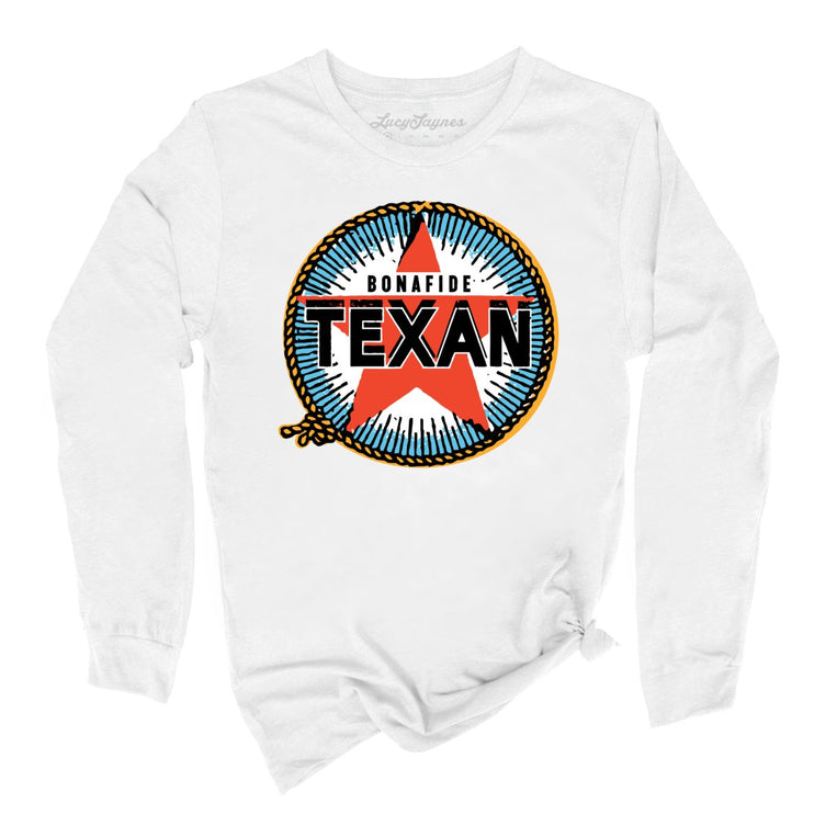 Bonafide Texan - White - Full Front