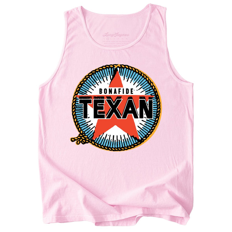 Bonafide Texan Comfort Colors Graphic Tank Top - Blossom