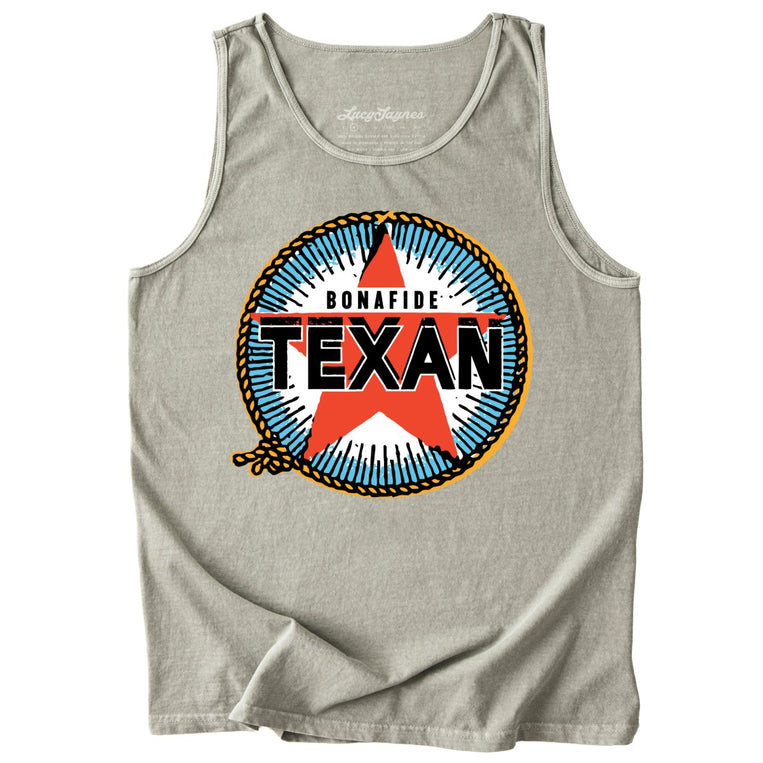 Bonafide Texan Comfort Colors Graphic Tank Top - Sandstone