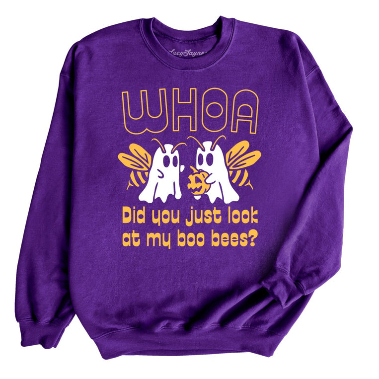 Boo Bees - Purple - Full Front