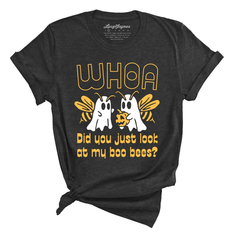 Boo Bees - Dark Grey Heather - Full Front