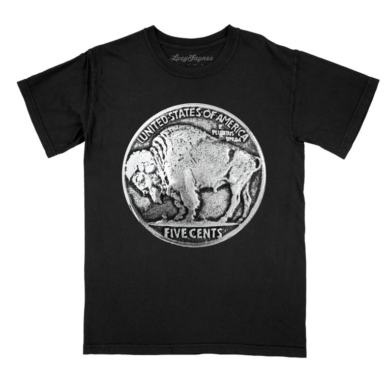 Buffalo Nickel - Black - Full Front