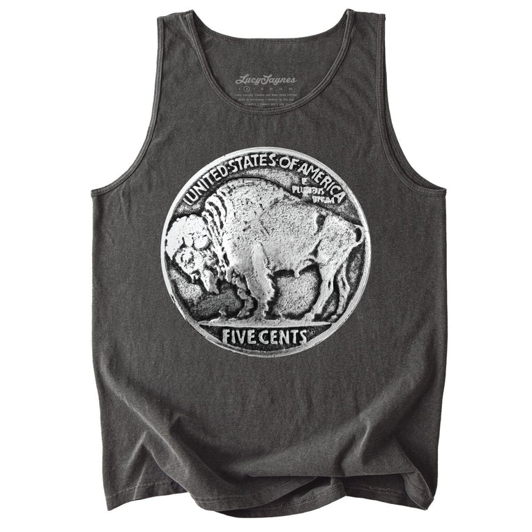 Buffalo Nickel Comfort Colors Graphic Tank Top