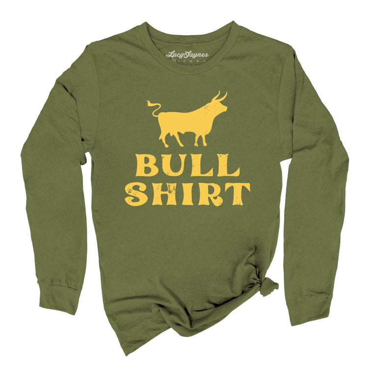 Bull Shirt - Olive - Full Front
