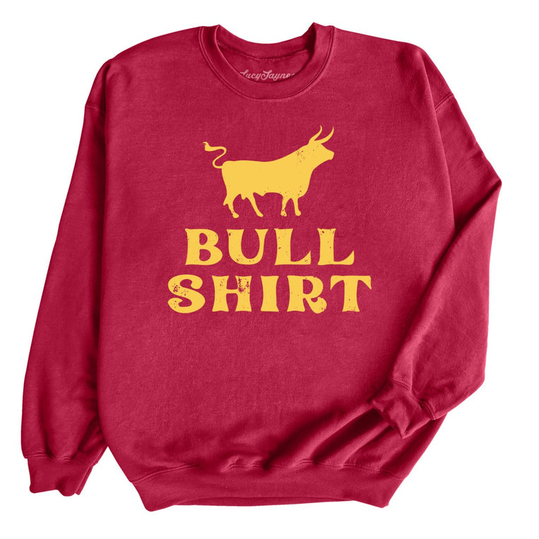 Bull Shirt - Cardinal Red - Full Front