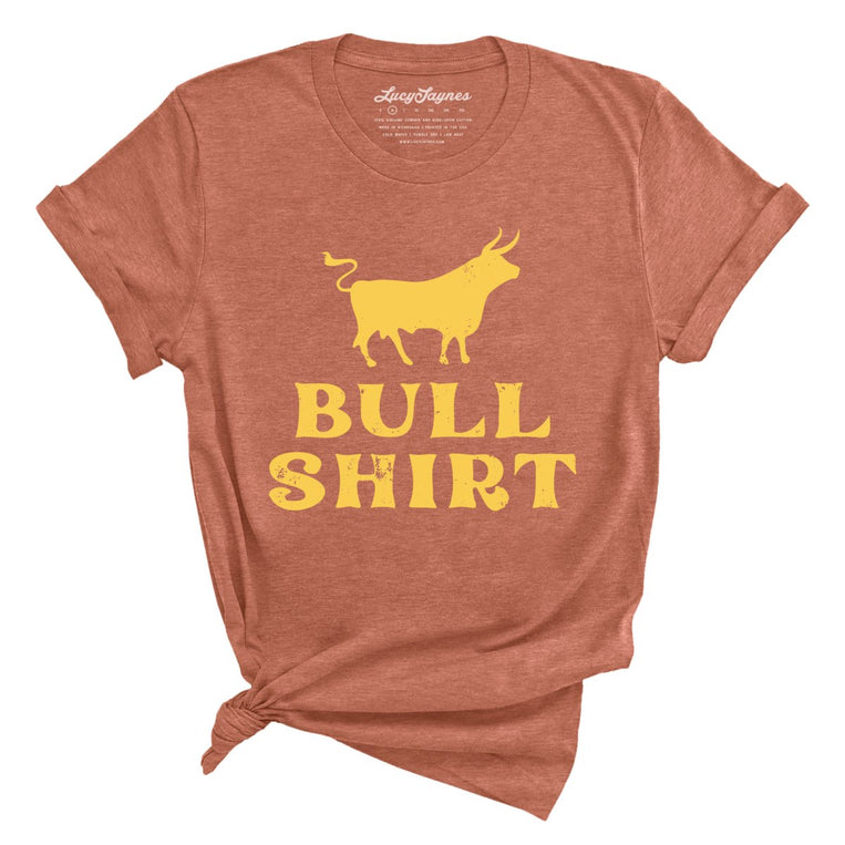 Bull Shirt - Heather Clay - Full Front