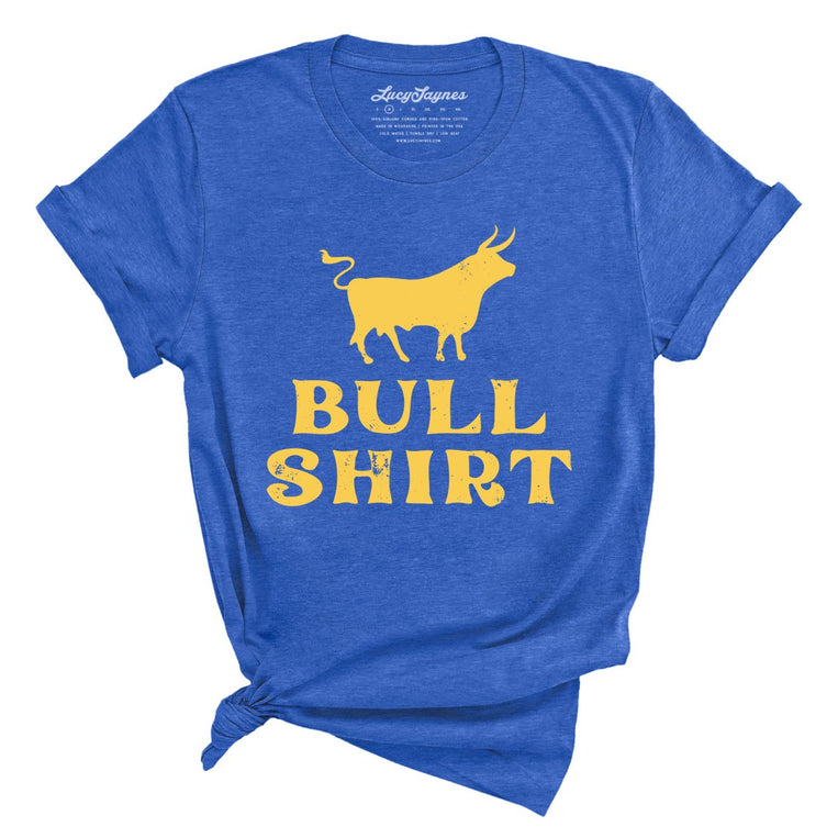 Bull Shirt - Heather True Royal - Full Front