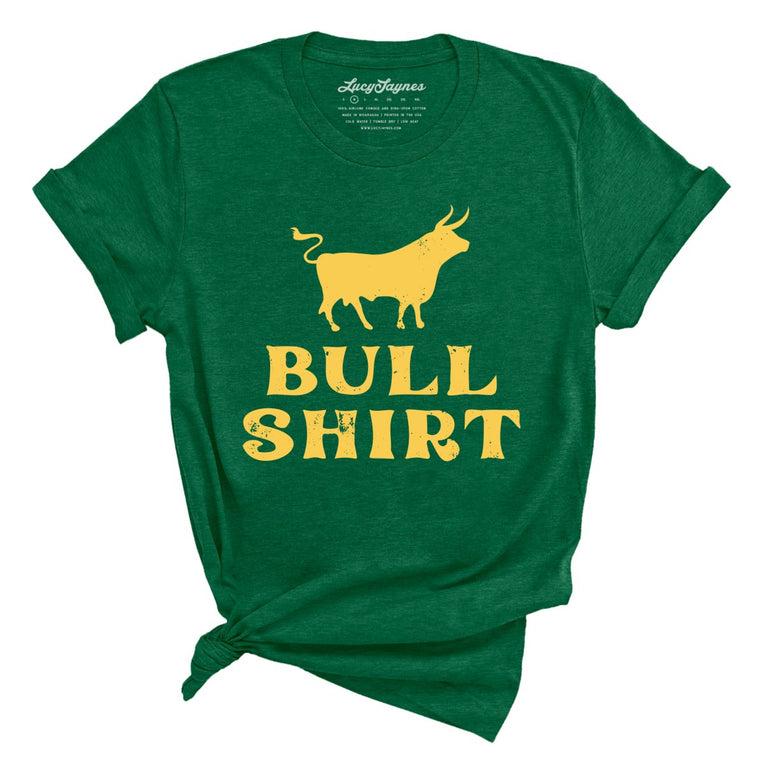 Bull Shirt - Heather Grass Green - Full Front