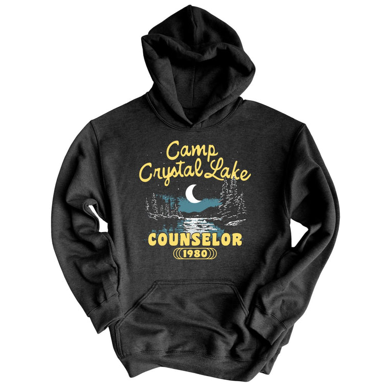 Camp Crystal Lake Counselor - Charcoal Heather - Full Front