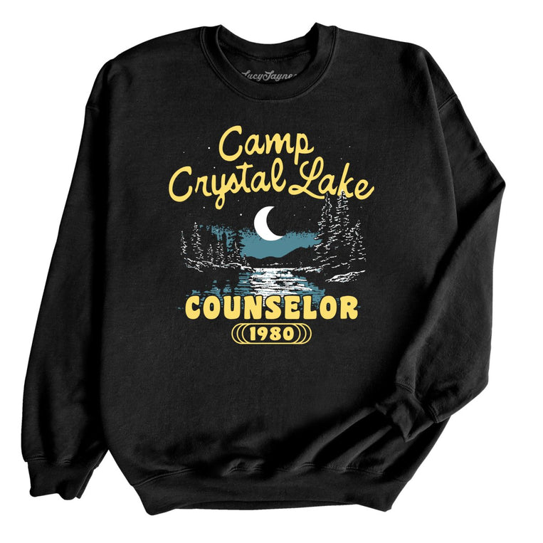 Camp Crystal Lake Counselor - Black - Full Front