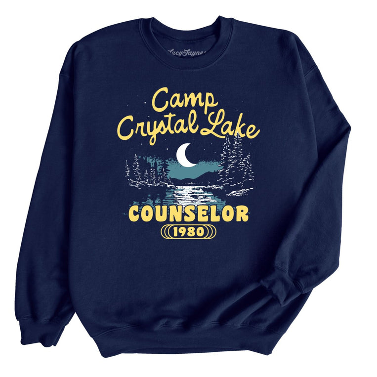 Camp Crystal Lake Counselor - Navy - Full Front