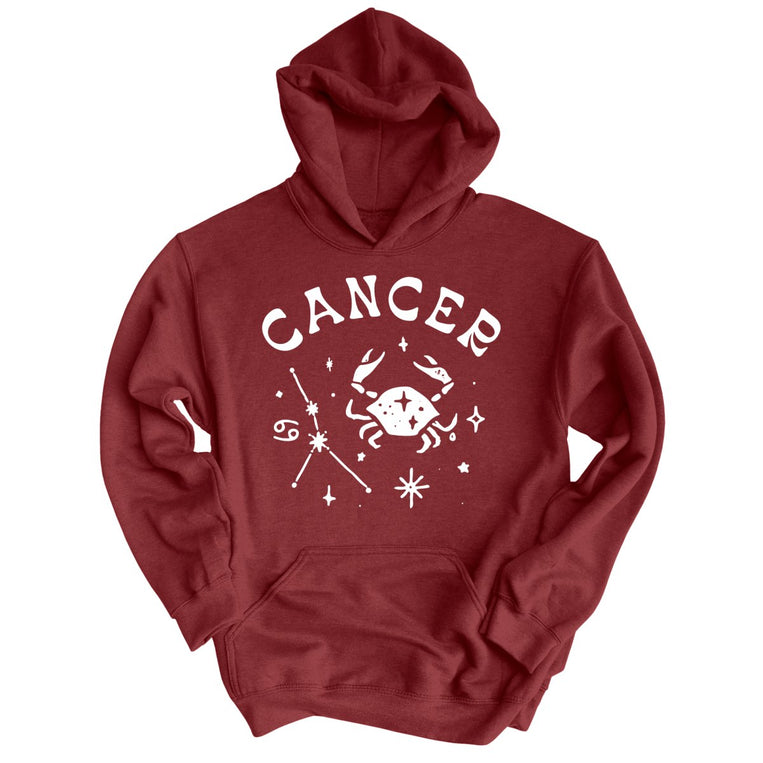 Cancer - Maroon - Unisex Hoodie