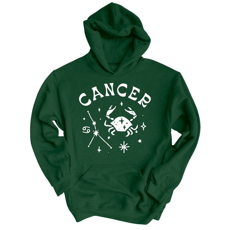 Cancer - Forest Green - Unisex Hoodie