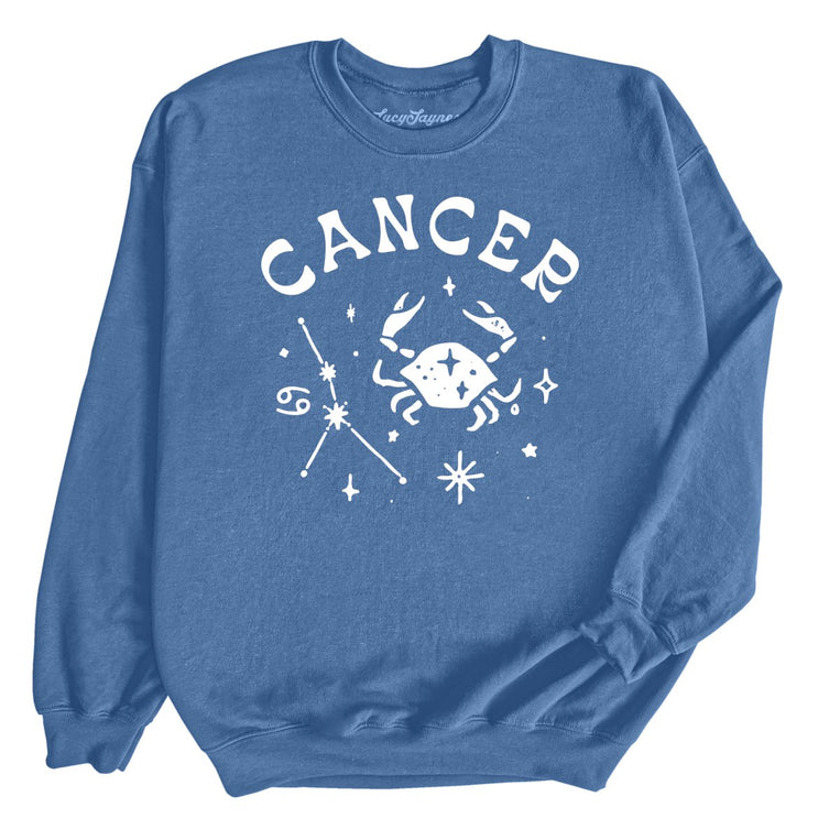 Cancer - Indigo Blue - Unisex Sweatshirt