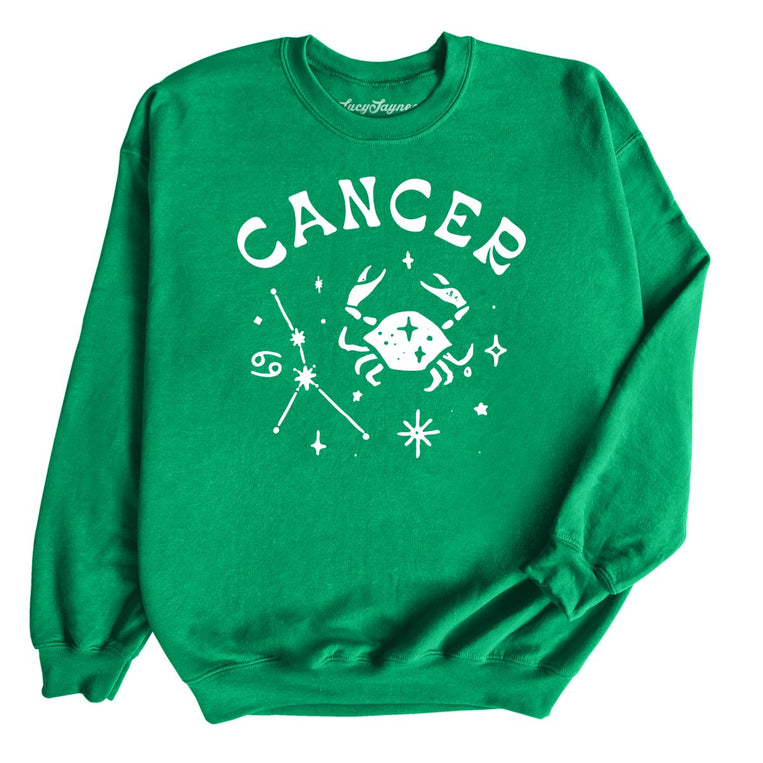 Cancer - Irish Green - Unisex Sweatshirt