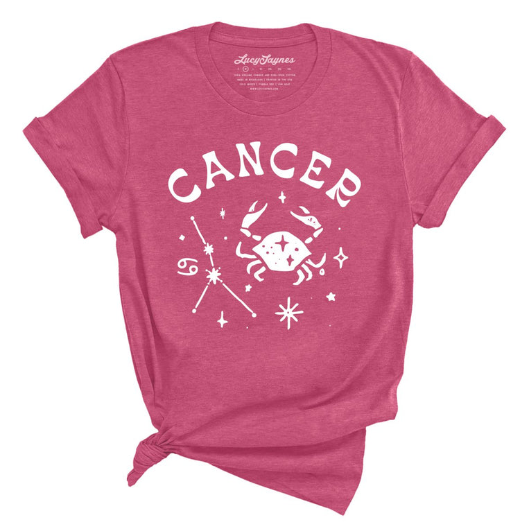 Cancer - Heather Raspberry - Unisex T-Shirt