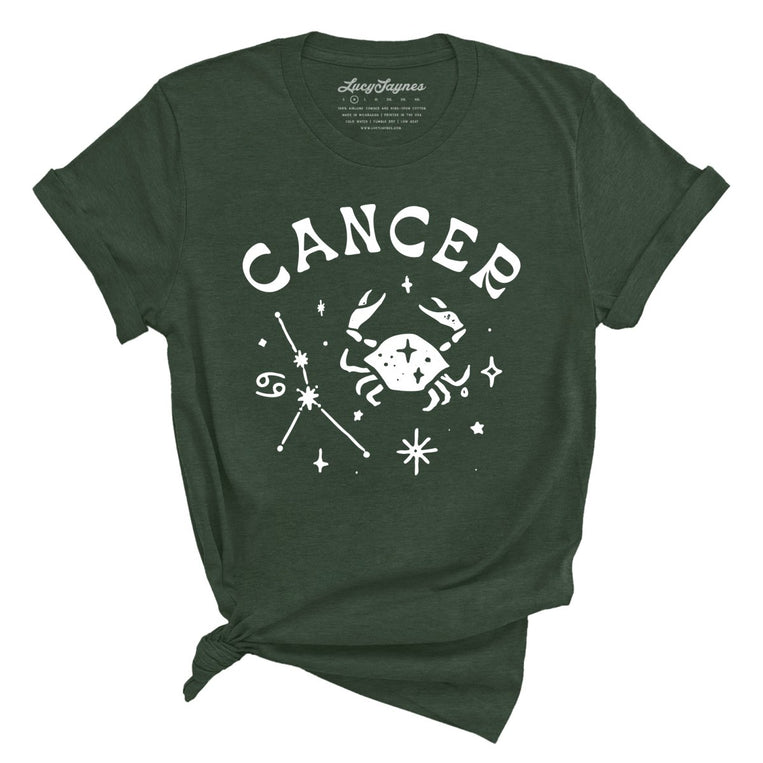 Cancer - Heather Forest - Unisex T-Shirt