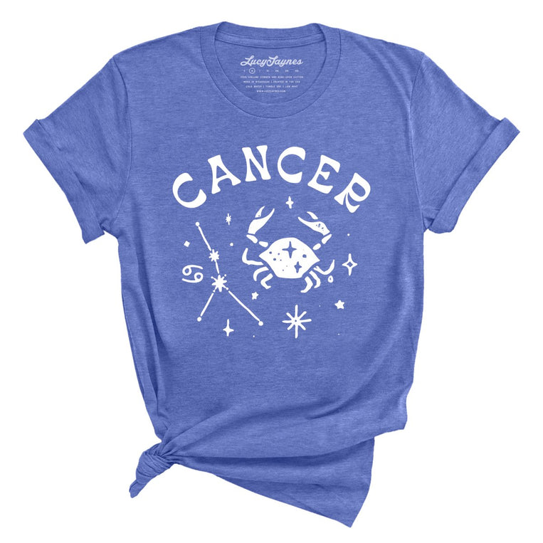 Cancer - Heather Columbia Blue - Unisex T-Shirt