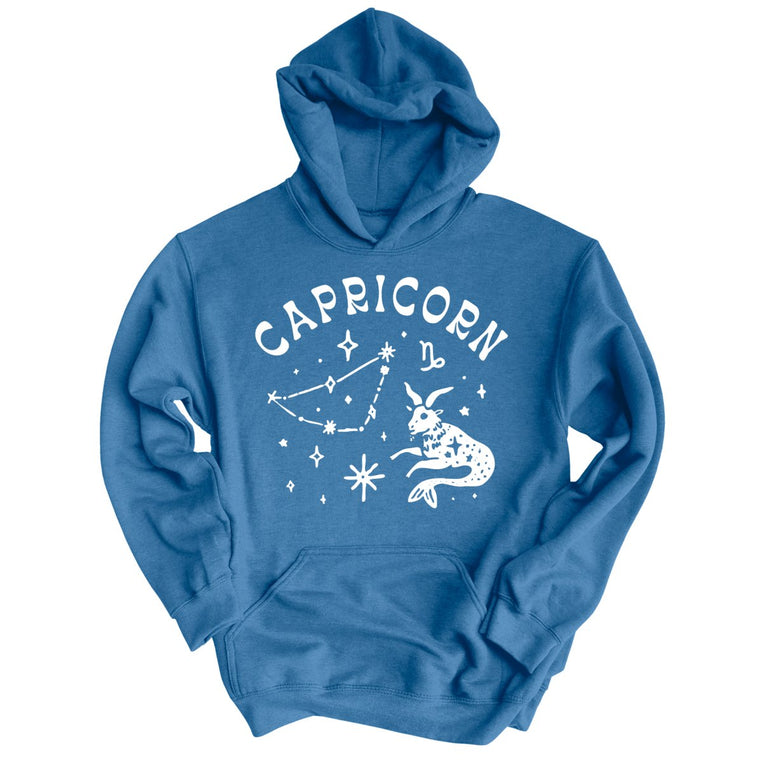 Capricorn - Indigo Blue - Unisex Hoodie