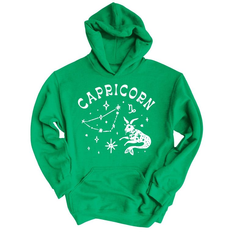 Capricorn - Irish Green - Unisex Hoodie