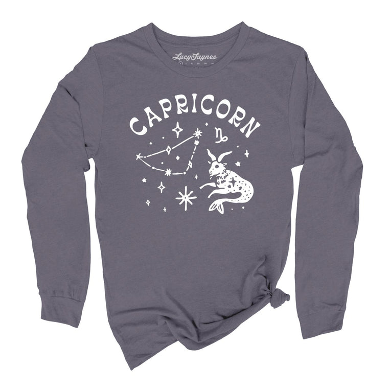 Capricorn - Storm - Unisex Long Sleeve T-Shirt