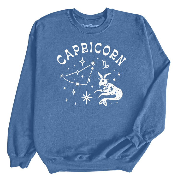 Capricorn - Indigo Blue - Unisex Sweatshirt